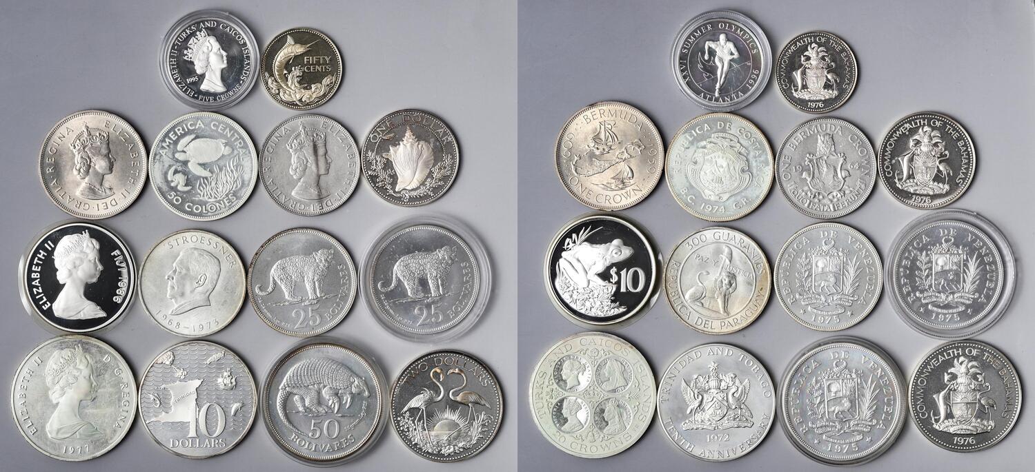 Lot de 4 Coins en métal décoré Couleur Argent 29 mm sur droite c070 