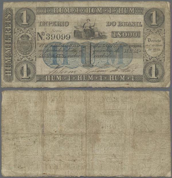 Details about   Brazil Reproduction 31 2x 500 Mil Reis Issue 1897-1931 